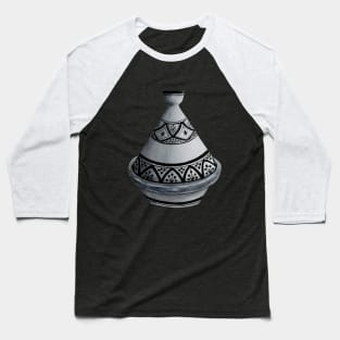 Watercolor Moroccan Tajine Baseball T-Shirt